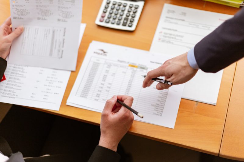 man with paperwork